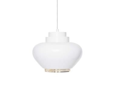 A333 ¡°TURNIP¡° - Steel pendant lamp by Artek