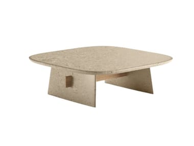 ADAM - Low square coffee table by Natuzzi Italia