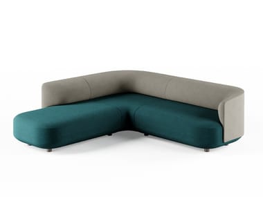 AFINA - Corner modular fabric sofa by Frezza