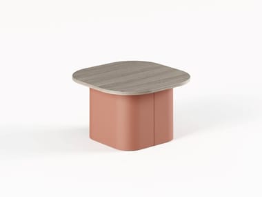 AFINA - Low square coffee table with melamine top by Frezza