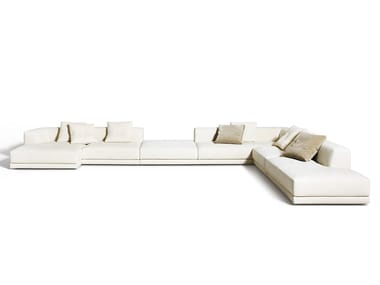 ALBERESE - Sectional modular fabric sofa by DE PADOVA