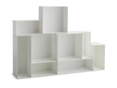 ALMA A TERRA - Open modular plate bookcase by Casamania & Horm