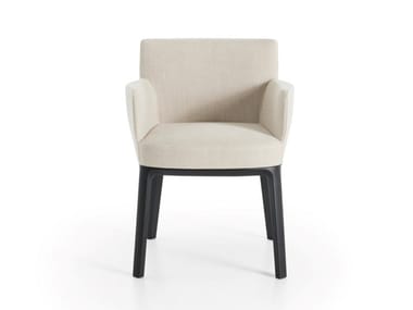 AMI - Fabric chair with armrests by DE PADOVA