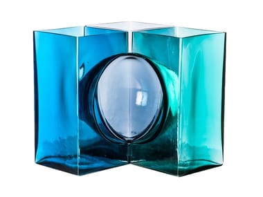 ANDO COSMOS - Blown glass vase by Venini