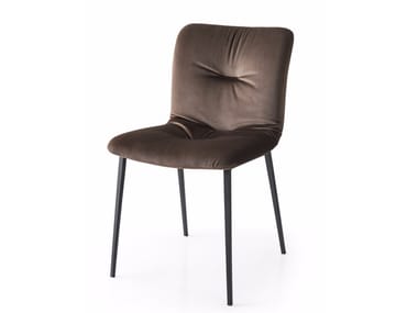 ANNIE SOFT - Upholstered fabric chair by Calligaris