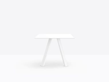 ARKI-TABLE ARK5 - Square wooden table by Pedrali