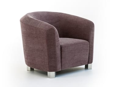 DECO FUTURA - Fabric armchair with armrests by Moroso