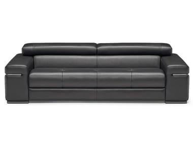 AVANA - Leather sofa by Natuzzi Italia