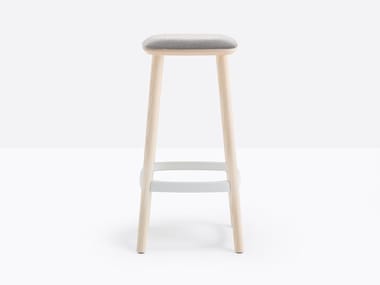 BABILA 2702/A - High ash stool with footrest by Pedrali