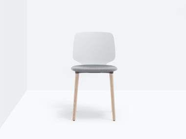 BABILA 2750/A - Upholstered stackable technopolymer chair by Pedrali