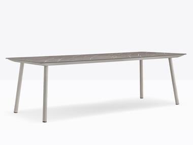 BABILA TBA/2 - Rectangular laminate garden table by Pedrali