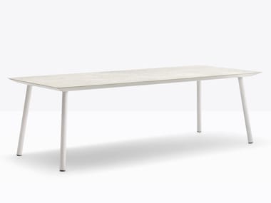 BABILA TBA/2 - Rectangular porcelain stoneware garden table by Pedrali