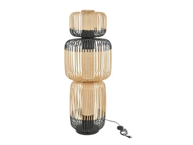 BAMBOO LIGHT TOTEM 3L - Bamboo floor lamp by Forestier