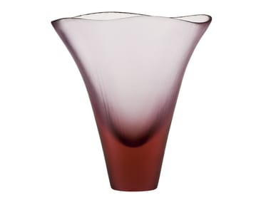 BATTUTI - Blown glass vase by Venini