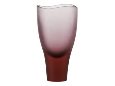 BATTUTI - Blown glass vase by Venini