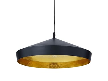 BEAT FLAT - Brass pendant lamp by Tom Dixon