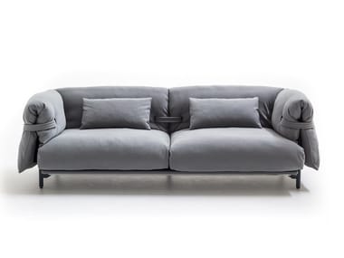 BELT - Fabric sofa with removable cover by Moroso