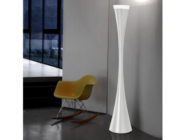 BICONICA LED - LED resin floor lamp with dimmer by Martinelli Luce