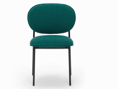 BLUME 2950 - Upholstered stackable fabric chair by Pedrali