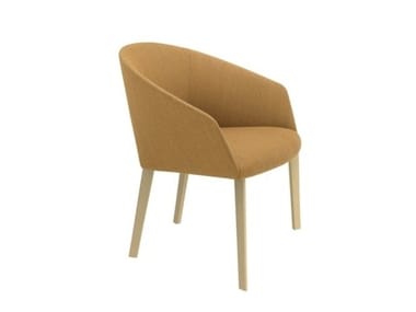 BRANDY BU2998 - Upholstered chair with armrests by Andreu World