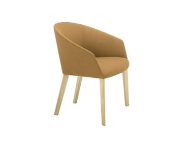 BRANDY SO2996 - Upholstered chair with armrests by Andreu World