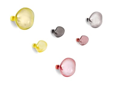 BUBBLE - Wall-mounted blown glass coat rack by Petite Friture