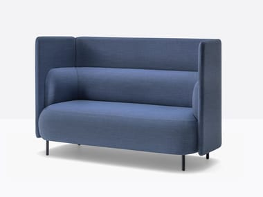 BUDDYHUB BDH002/100 - 2 seater fabric sofa by Pedrali