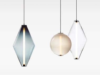 BUOY - LED blown glass pendant lamp by bomma