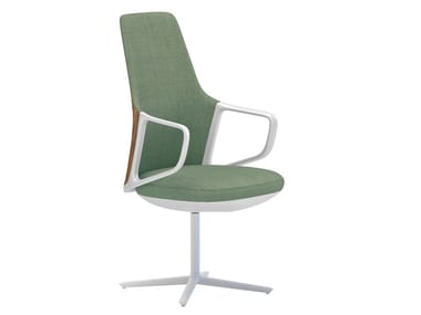 CALMA SO2285 - High-back fabric office chair with 4-Spoke base by Andreu World