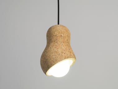 CAPTAIN CORK - Cork pendant lamp by Dark