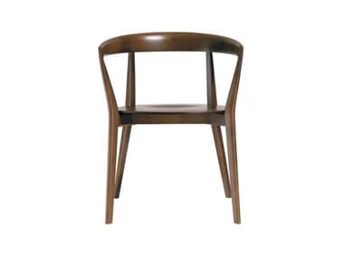 CAROLA SO0902 - Wooden chair with armrests by Andreu World