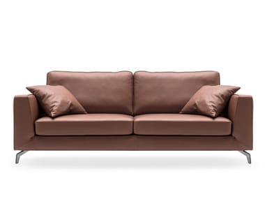 CARR? - 2 seater leather sofa by Calligaris