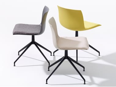 CATIFA 53 - NEW EDITION - Trestle-based polypropylene chair by Arper