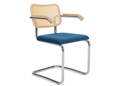 CESCA - Cantilever chair with armrests by Knoll