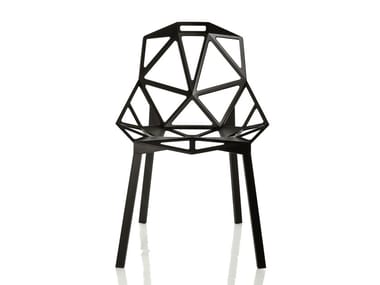 CHAIR ONE - Stackable aluminium chair by Magis