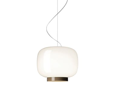 CHOUCHIN REVERSE 3 - LED blown glass pendant lamp by Foscarini