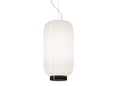 CHOUCHIN REVERSE 2 - LED blown glass pendant lamp by Foscarini