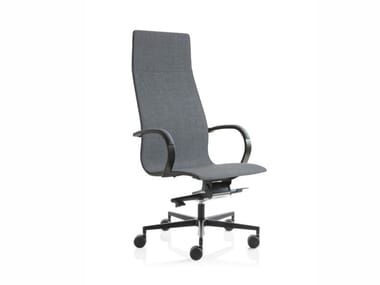 CLASSE 2 EM 204 - High-back fabric executive chair with 5-spoke base by Frezza