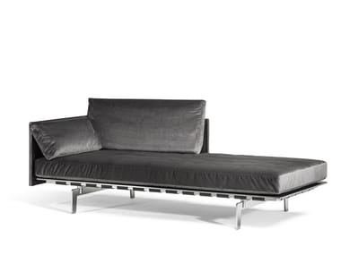 CLAYTON - Upholstered fabric day bed by Poltrona Frau