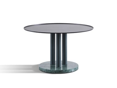 BATON - Round metal coffee table by Wittmann