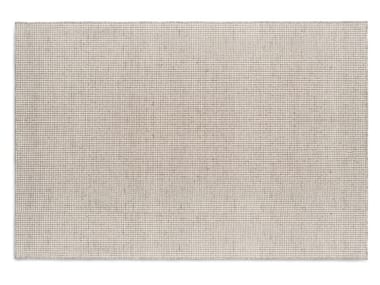 CONRAD - Solid-color rectangular wool rug by Calligaris