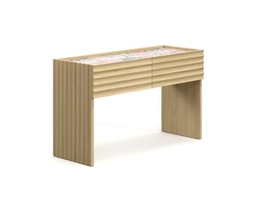 ROWS - Rectangular console table by Moroso