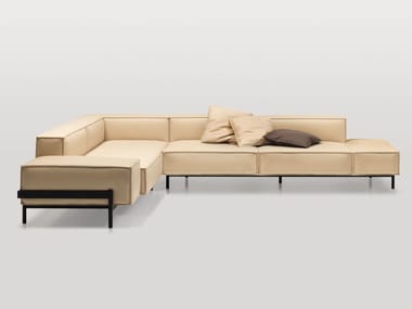 DS-22 - Corner leather sofa by de Sede