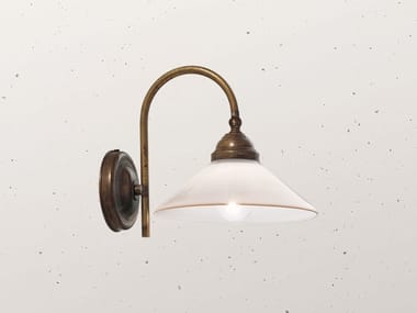 COUNTRY 081.19 - LED adjustable Murano glass wall lamp by Il Fanale