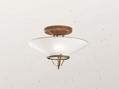 COUNTRY 083.02 - LED Murano glass ceiling light by Il Fanale