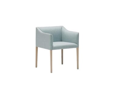 COUV? SO1267 - Upholstered chair with armrests by Andreu World