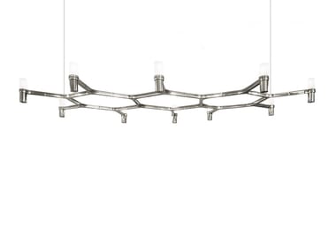 CROWN PLANA - Die cast aluminium pendant lamp by Nemo