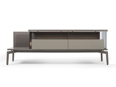 KUKEI - Wooden sideboard with drawers by Giorgetti