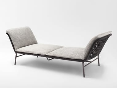 DAYDREAM - Upholstered fabric Garden daybed by Living Divani