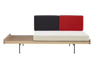 DAYBED - Upholstered fabric bench with back by Ligne Roset